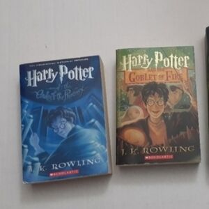 Reserved Harry Potter Books 4 And 5 Paper Back Book Set